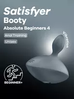 Vibruojantis analinis kaištis Booty Absolute Beginners 4, mėlynas