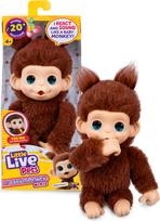 little live pets - Little Live Pets interaktyvus pliušinis žaislas Mini Maki beždžionėlė Brown Cherri - 1 nuotrauka