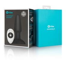 vibro zaislai - B-Vibe rimming Plug Black Analinis kaištis - 1 nuotrauka