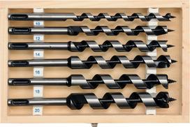 graztas 6 medienai - YATO YT-3300 sraigtinių grąžtų rinkinys medienai, SDS Plus, 10-20 mm, 6 vnt. - 1 nuotrauka