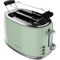retro skrudintuvas - Cecotec Toast&Taste 1000 Retro Double Žalia (Green) - 1 nuotrauka