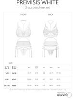 apatinis trikotazas moterims - Obsessive obsp Bra Set S/M Seksuali liemenėlė - 2 nuotrauka