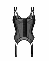 white corsets - Obsessive obs Basque 2XL/3XL Seksuali liemenėlė - 2 nuotrauka