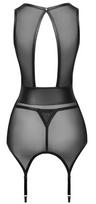 permatoma liemenele - Cottelli lingerie Basque and String M Seksuali liemenėlė - 2 nuotrauka