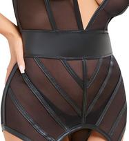 permatoma liemenele - Cottelli lingerie Basque and String M Seksuali liemenėlė - 5 nuotrauka