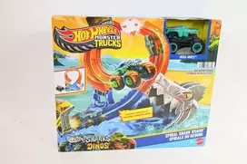hot wheels trasos - Mattel Hot Wheels Monster Trucks ryklių kilpa JFR08 - 1 nuotrauka