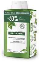 Klorane Nettle šampūnas 2x400 ml