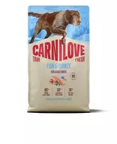zuvu pasarai - CARNILOVE True Fresh Fish & Turkey Adult 4 kg - 1 nuotrauka