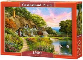 puzzle 1500 - Castorland dėlionė Countryside Cottage 1500 det. - 1 nuotrauka