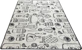 Kiliminis takas Conceptum Hypnose 882CHL3173, Balta/Juoda (White/Black), 300 cm x 80 cm