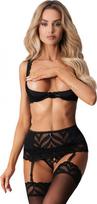 Obsessive obs Shelf Bra Set L/XL Seksuali liemenėlė