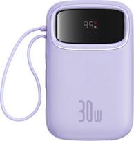 Baseus QPow 2 10000mAh 30W 2xUSB-C Violetinė (Purple)