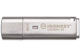 Kingston IronKey Locker+ 50 32GB Sidabras (Silver)