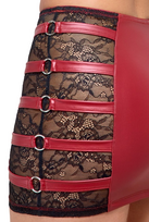moto xl - Cottelli party Top & Skirt red xl Seksuali liemenėlė - 2 nuotrauka
