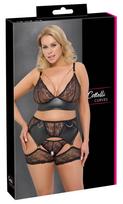 Cottelli curves Bra Set 3-piece xl Seksuali liemenėlė