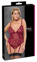 Cottelli curves Crotchless Body red xl glaustinukė