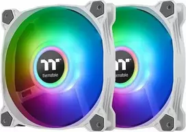 argb fan pack - Thermaltake Pure Duo 12 ARGB Sync Radiator Fan 2 Pack Baltas (White) - 1 nuotrauka