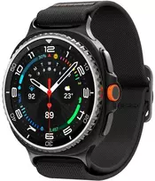 watch 8 classic - Spigen Fit Lite dirželis Samsung Galaxy Watch 8 / Classic (40 / 44 / 46 mm) - Juodas (Black) - 1 nuotrauka