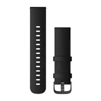 Garmin Quick Release Bands 22mm, juoda odinė (Black Leather)