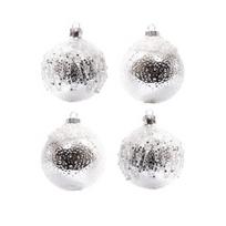 Eglutės žaisliukas Christmas Touch EBD943069/EBF945433 White/Pink, 4 vnt.