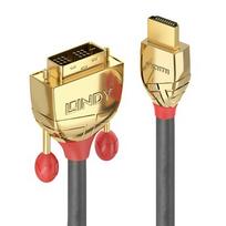 Lindy HDMI an DVI-D Single Link Kabelis Gold Line 10m