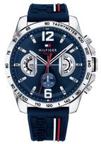 vyriskas laikrodis sidabrinis - TOMMY HILFIGER DECKER 1791476 - 1 nuotrauka