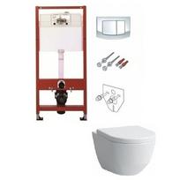 Komplektas TECE rėmas, Laufen PRO rimless unitazas, dangtis