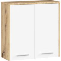 akord fin - Vonios spintelė Akord Fin 2D, ruda/balta (Brown/White) - 1 nuotrauka