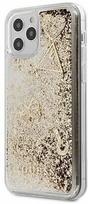Guess Glitter Charms Back Case For Apple iPhone 12 Mini Gold