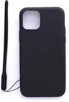 Evelatus Soft Touch Back Case With Strap For Apple iPhone 11 Pro Black