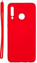 Evelatus Soft Touch Back Case With Strap For Huawei P30 Lite Red