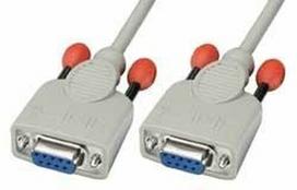 Lindy Nullmodem-Kabelis PC an PC SUB-D 9polig F/F 3m