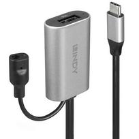 usb aktyvus - Lindy USB 3.1 Aktiv Typ C/A M/F 5m - 1 nuotrauka
