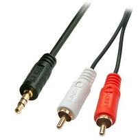 Lindy Audiokabel Stereo 2xRCA/3.5mm M/M 20m
