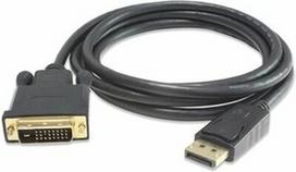 PremiumCord DisplayPort To DVI Cable 2m Black