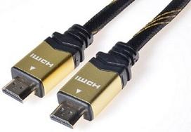 PremiumCord Gold HDMI + Ethernet Cable 5m Black