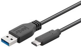 PremiumCord USB 3.0 To USB Type-C Cable 2m Black