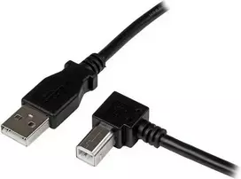 usb i com kabelis - StarTech USBAB2MR USB 2.0 A į USB B kabelis 2m Juodas (Black) - 1 nuotrauka