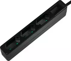 ilgintuvas 1.5m - LogiLink LPS229B Buitinis ilgintuvas 1,5 m 3 lizdų Juoda (Black) - 1 nuotrauka