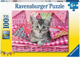 Dėlionė Ravensburger Cute Kitten 100 vnt. 12985