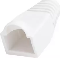 Unitek OT157WH RJ45 Plug Cover 6 mm 100 vnt. Baltas (White)
