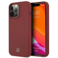 iphone 13 silikoninis deklas apple - Mercedes iPhone 13 Pro Max Silicone Line dėklas Raudonas (Red) - 1 nuotrauka