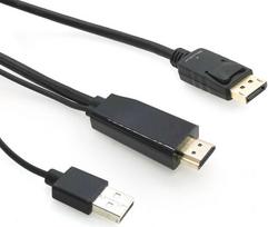 MicroConnect HDMI į DisplayPort keitiklis HDMI-DP-CON1 Juodas (Black)