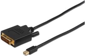 MicroConnect MDPDVI2B Mini DisplayPort to DVI-D Cable 2m Juodas (Black)