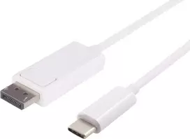MicroConnect USB3.1CDPB2W USB-C į DisplayPort kabelis 2m Baltas (White)