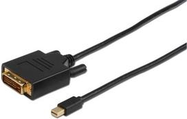 MicroConnect MDPDVI1B Mini DisplayPort to DVI-D laidas 1m Juodas (Black)
