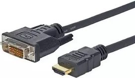 MicroConnect HDM192411 HDMI į DVI-D Kabelis 1m Juodas (Black)