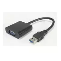 MicroConnect USB 3.0 į VGA adapteris USB3.0VGA Juodas (Black)
