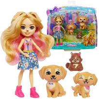 voveraites - Mattel Enchantimals Gerika Golden Retriever & Family lėlė, ZA5088, 15 cm, įvairių spalvų - 1 nuotrauka