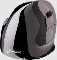 ps 2 pelyte - Evoluent VerticalMouse D Large Wireless Anthracite (Pilka) - 1 nuotrauka